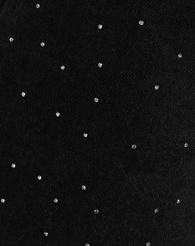 Glitzer-Jeans | Strahlender Look | Gerade Passform