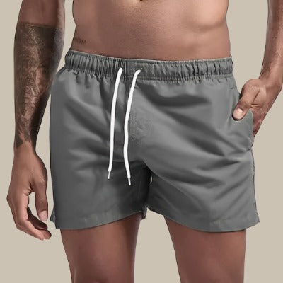 Tauch | Badeshorts Herren Schnelltrocknend mit Elastischem Bund