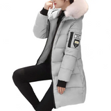 Bequeme Winddichte Damen Winterjacke - Elinora in Grau