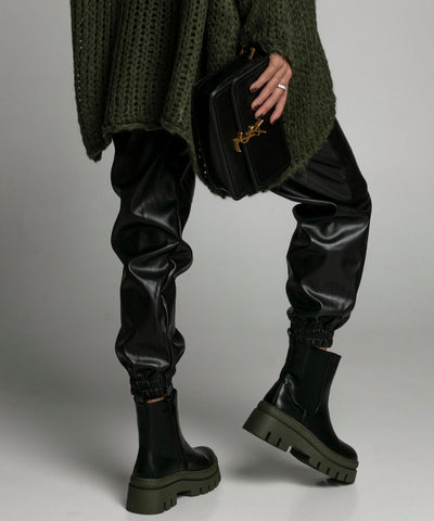 Quinett™ | Kurze Khaki-Stiefel Nora