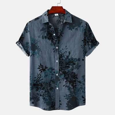 Herrenhemd Slim Fit Floral für den Sommer - Ulrichius