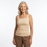 Millicent | Weiches Damen-Oben mit integriertem Support in Beige