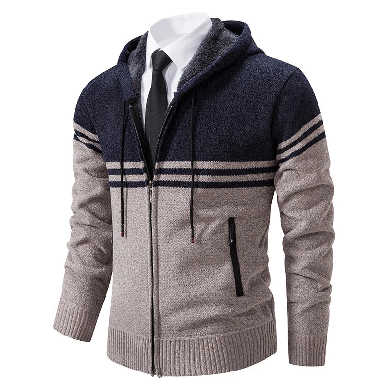 Minimalistisch Bequeme warme Strickjacke - Magnus