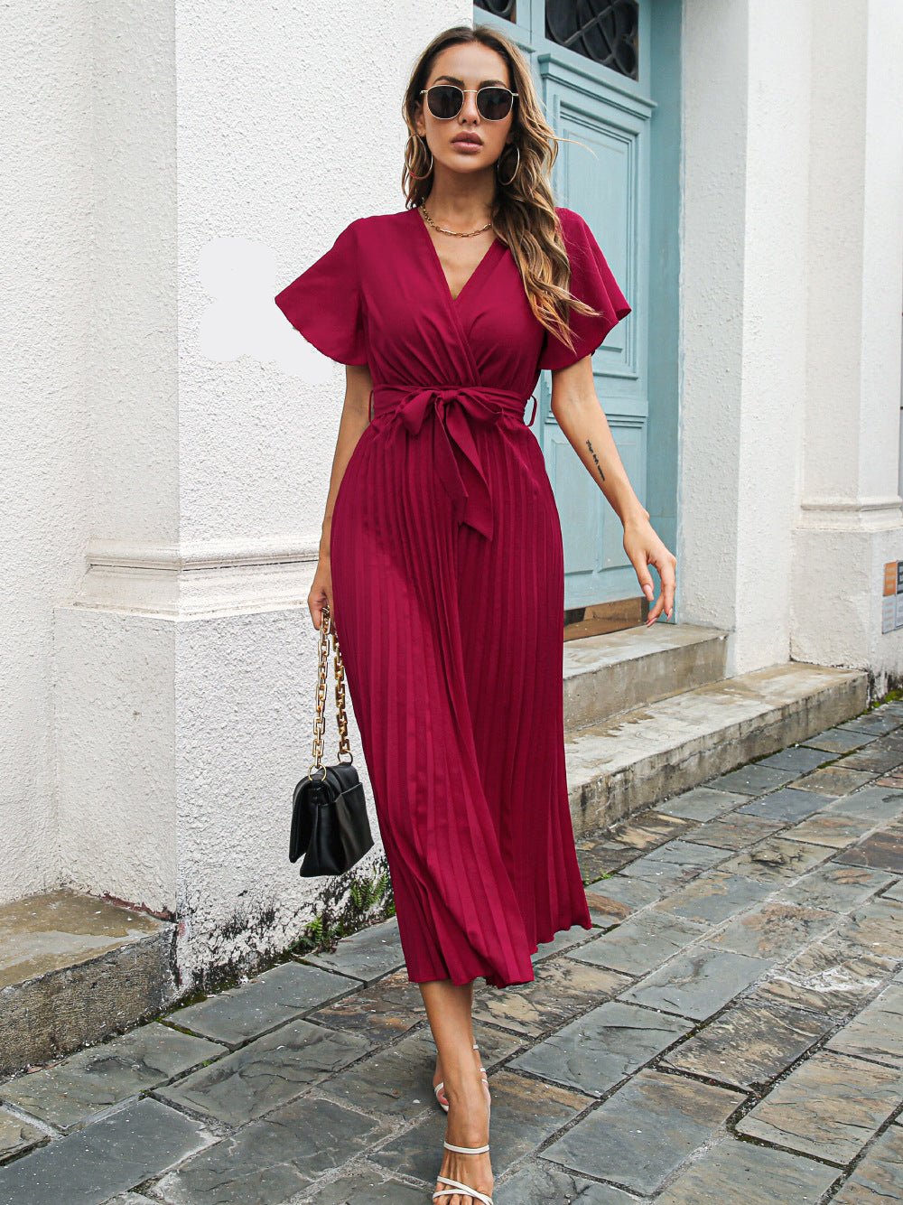 Stylisches Damen Wickelkleid