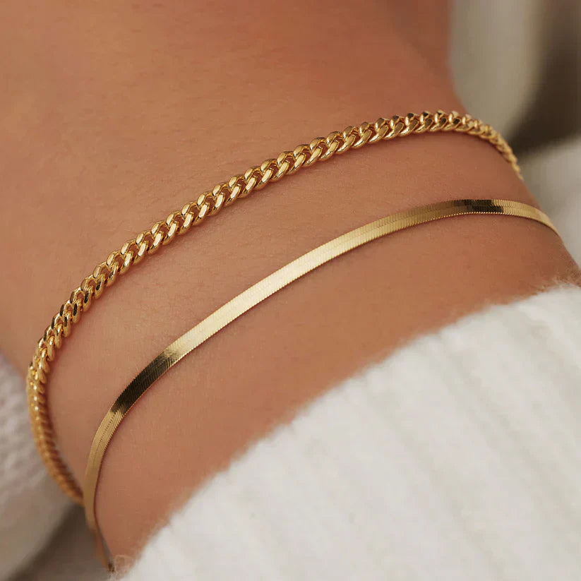 Soleil Serpent Armband | Gold