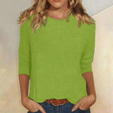 Stella – Klassisches Damen T-Shirt in Grün
