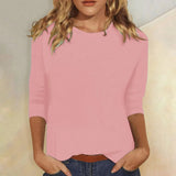 Stella – Klassisches Damen T-Shirt in Pink