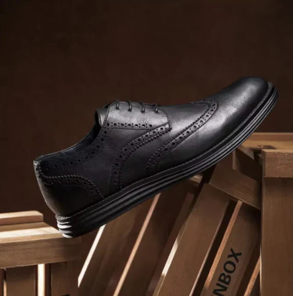 Dennis - Vegane Lederschuhe mit Wingtip-Sohle für Männer