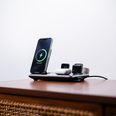 MultiCharge™ | Multifunktionales kabelloses 4-in-1-Ladegerät