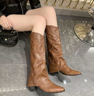 Chiara | Damen Hohe Stiefel Orthopädischer Komfort
