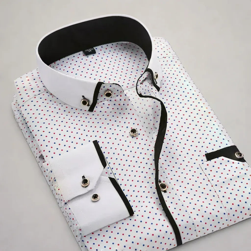 Sigfried™ | Hemd in Schwarz-Grau