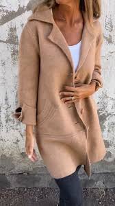 Ivanka | Langer Mantel mit Manschetten im Casual-Look