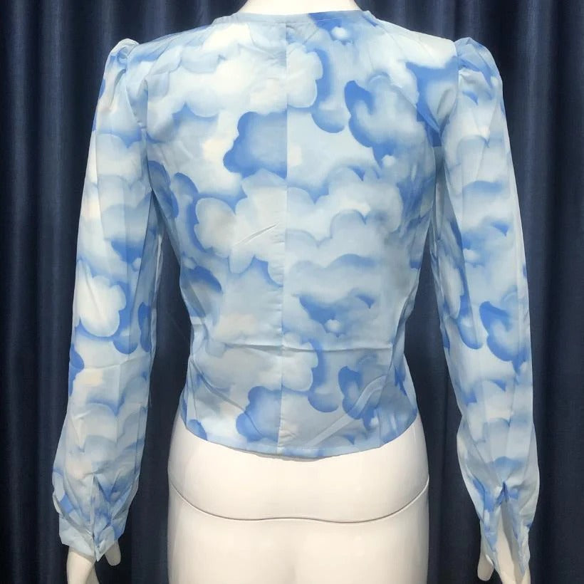 Chloe - Trendige lockere Chiffon-Hemdbluse für Frauen