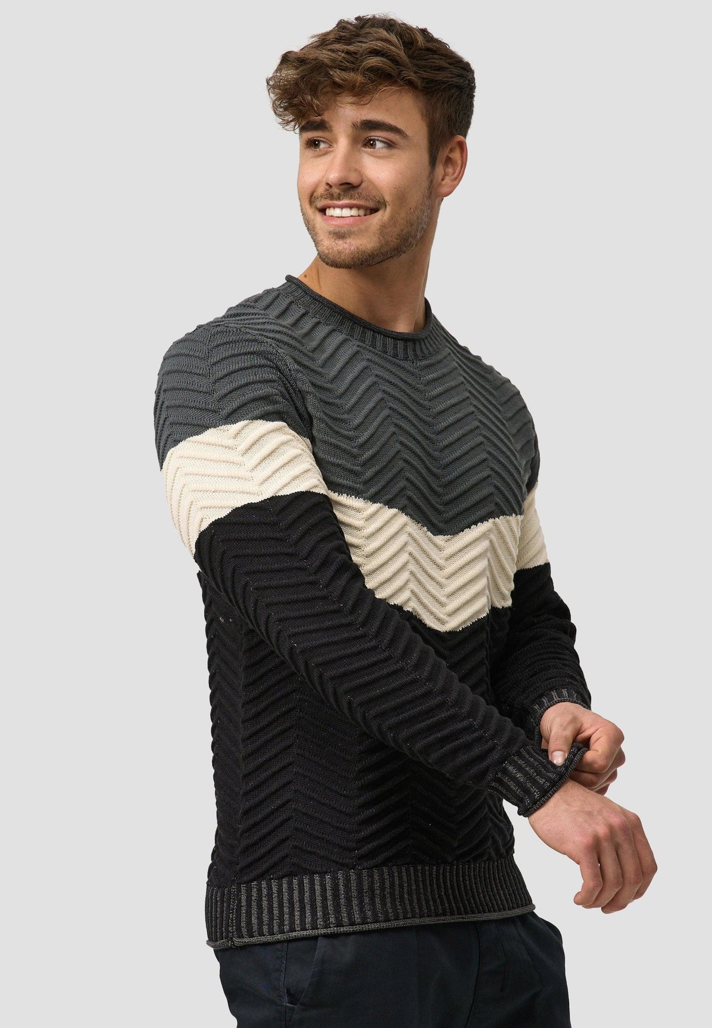 Chester - Vielseitiger Herren Strickpullover