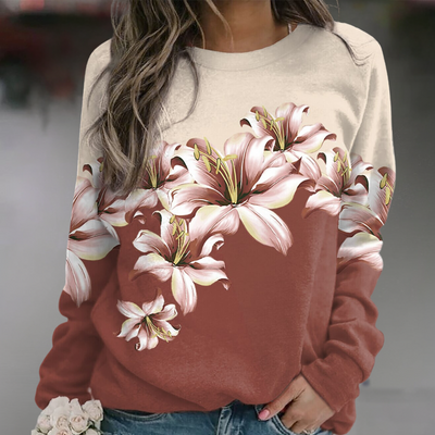 Floraler Pullover | Elegantes florales Design | Bequeme Passform