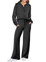 Lässiges Damen Loungeset - Luna in Schwarz
