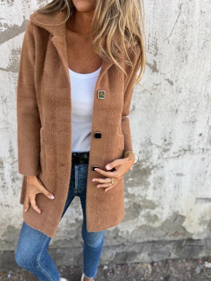 Langer Strick-Cardigan | Minimalistische Eleganz | Zeitloser Komfort