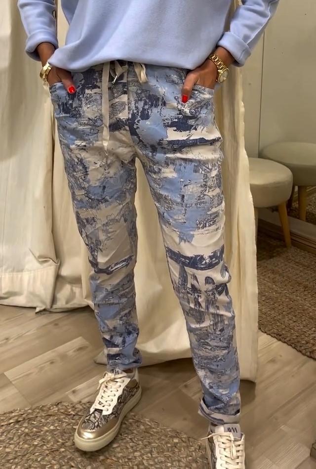 Gemusterte Jogger mit Stil | Bequemer Schnitt | Freizeit trifft Eleganz