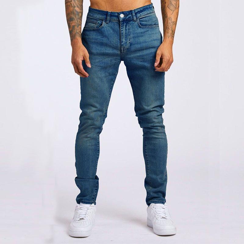 Herren Gerade Jeans | Kontrastnähte & Klassische Passform | Lässig & Stilvoll