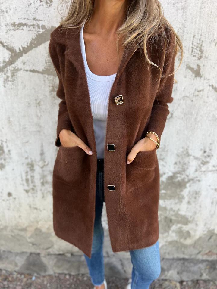 Langer Strick-Cardigan | Minimalistische Eleganz | Zeitloser Komfort