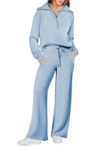 Lässiges Damen Loungeset - Luna in Himmelblau
