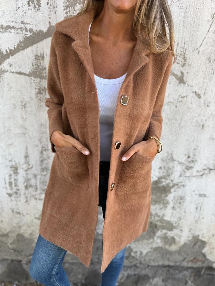 Langer Strick-Cardigan | Minimalistische Eleganz | Zeitloser Komfort