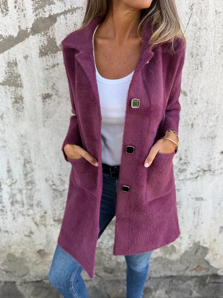 Langer Strick-Cardigan | Minimalistische Eleganz | Zeitloser Komfort