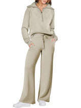 Lässiges Damen Loungeset - Luna in Hellkhaki
