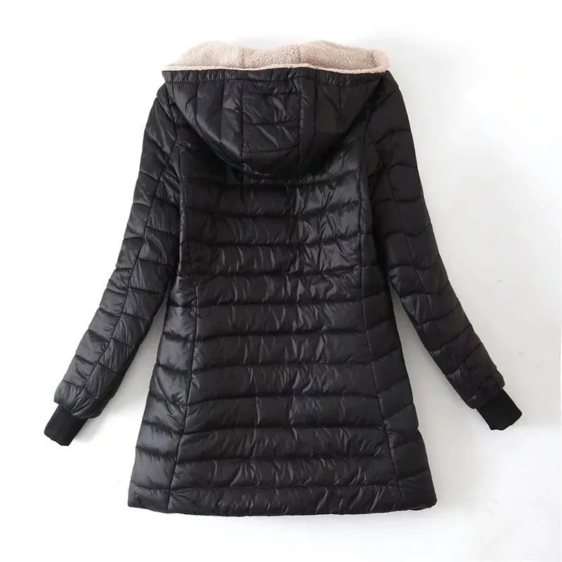 50 % Rabatt | Emilia™ | Damen Gefütterte Kapuzenjacke mit Fleece-Futter