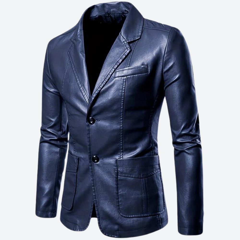 Klassisch elegante Lederjacke Blazer - Reinhold