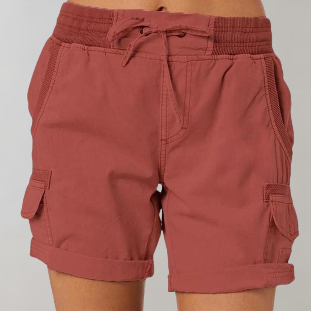 Klassische Sommer-Cargo-Shorts für Damen - Seraphina