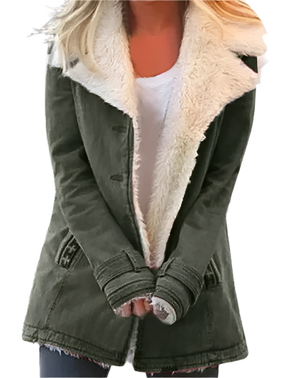 Klassische warme Winterjacke für Frauen - Helga