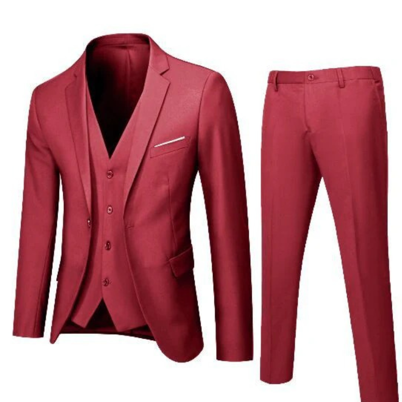 Klassischer Männeranzug im 3-teiligen Set - Wenzel