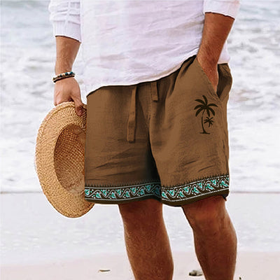 Kokosnuss Druck Sommer Shorts - Enrico