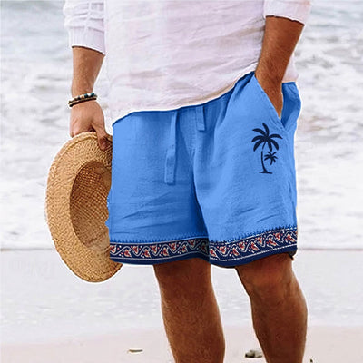 Kokosnuss Druck Sommer Shorts - Enrico