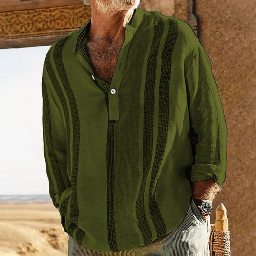 Lässiges langärmeliges Strandhemd - Sigmar