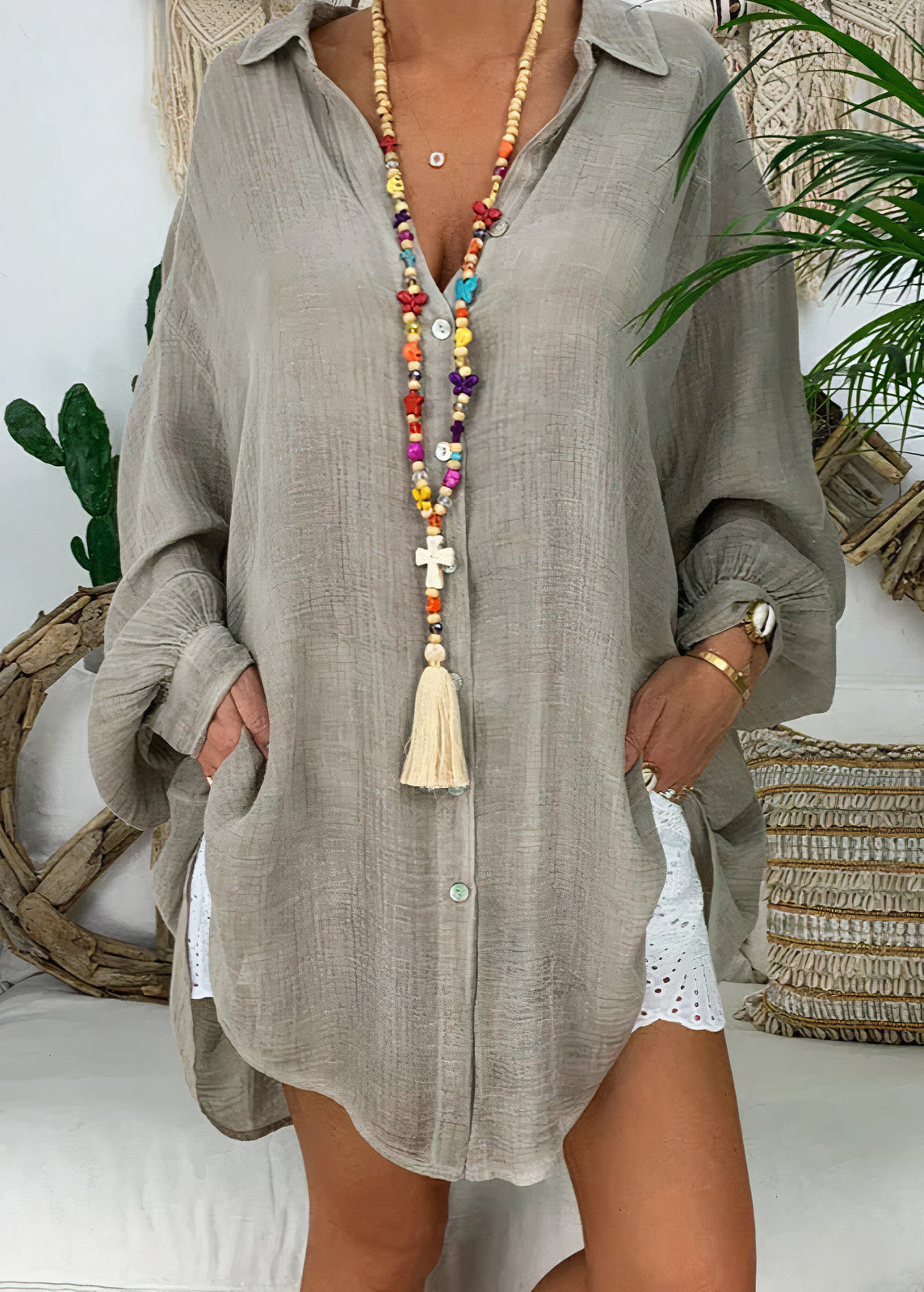 Lässiges Sommerhemd für Frauen - Tatjana