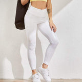 Sport Push-Up Leggings für Damen - ActiveLift in Weiß