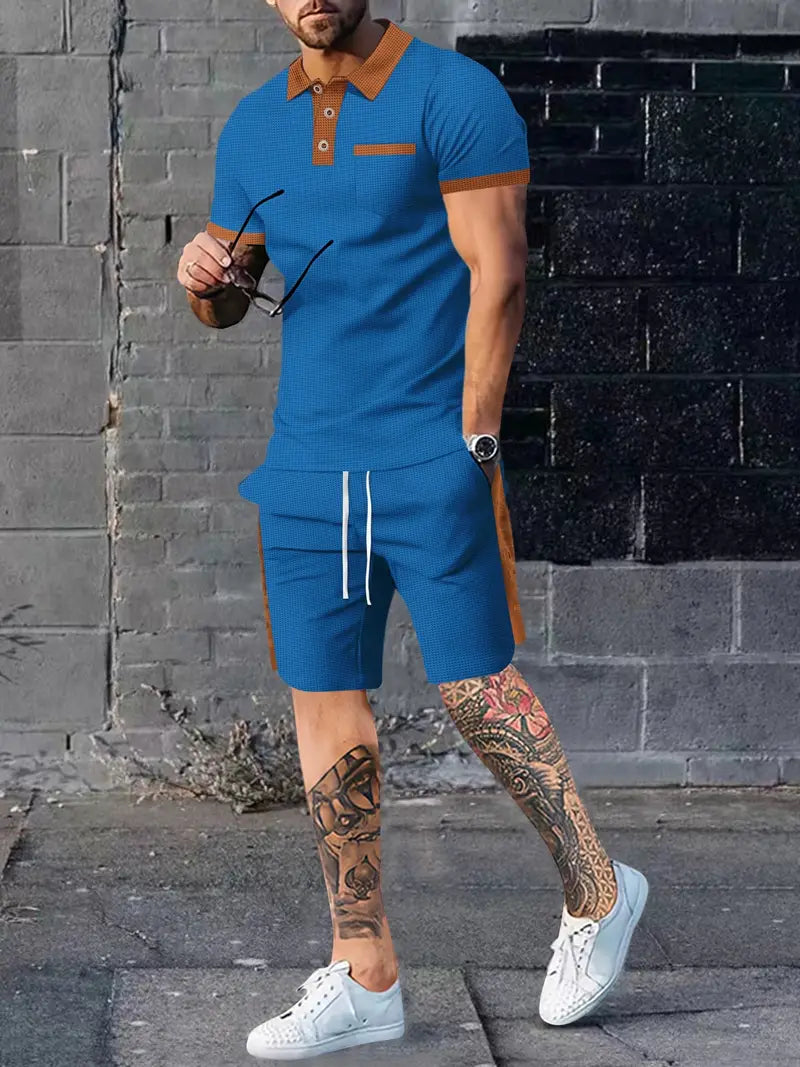 Luxuriöses Shorts & Poloshirt Sommer-Set - Hagen
