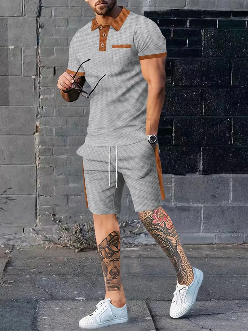 Luxuriöses Shorts & Poloshirt Sommer-Set - Hagen