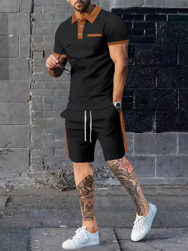 Luxuriöses Shorts & Poloshirt Sommer-Set - Hagen