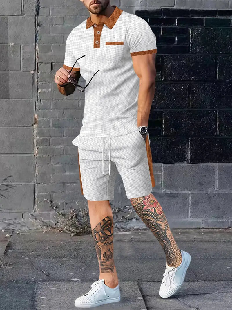 Luxuriöses Shorts & Poloshirt Sommer-Set - Hagen