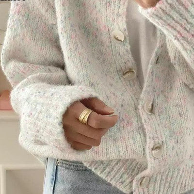 Kuschelige Strickjacke | Weiche Wolle & Knopfdetails | Lässiger Komfort