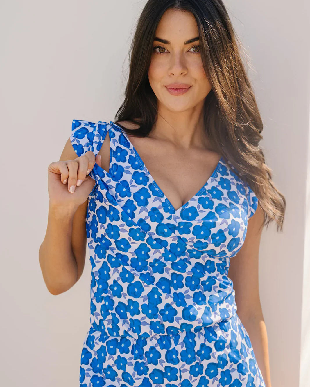 Agnieszka – Badeanzug mit Rüschen und Bruststütze