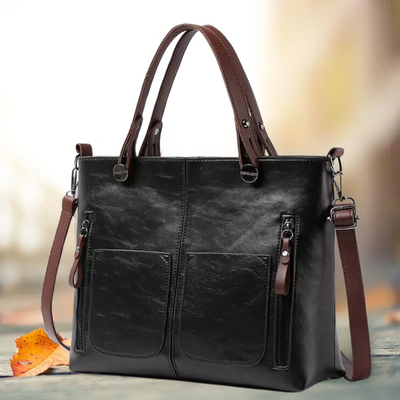 Heidi-Mode | Elegante Klassische Leder Schultertasche für Jeden Anlass
