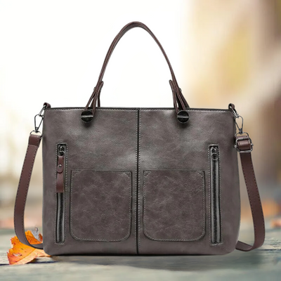 Heidi-Mode | Elegante Klassische Leder Schultertasche für Jeden Anlass