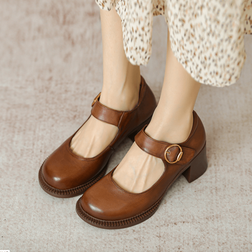 Mila® | Agnes Leder Mary Janes