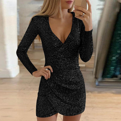 Mini-Glitzer-Kleid für Frauen - Adele