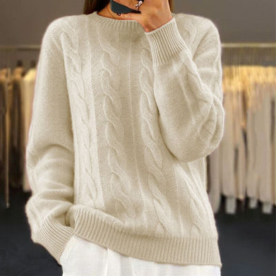 Moderner warmer Strickpullover - Valentina