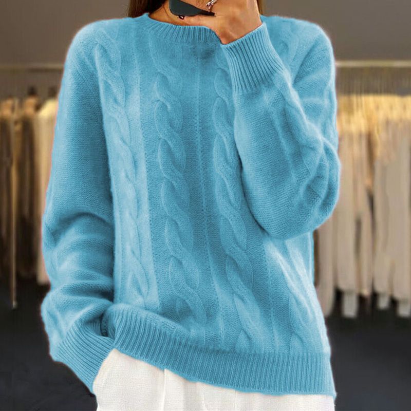 Moderner warmer Strickpullover - Valentina